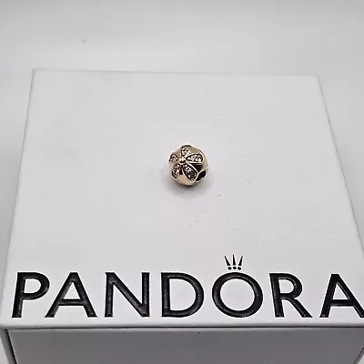 Genuine Pandora Rose Gold Dazzling Daisies Clip Charm ALE R #781053CZ • £32