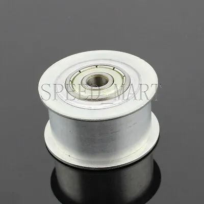 Smooth Idler Pulley With Bore 8-10 Bearing For Width 16mm THD3M HTD5M Timing Bel • $6.46