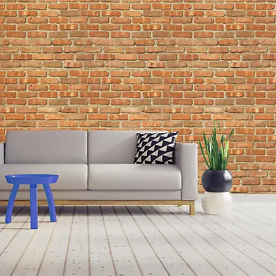 £15.95 • Buy Walplus London Topaz Brickwall Panel Self-adhesive Wallpaper Decal Art DIY