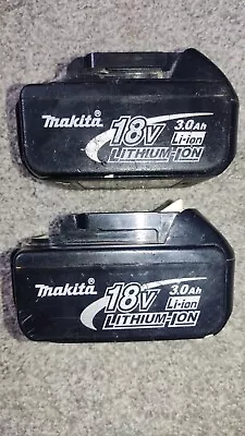 2X Makita Batteries 18V 3ah Lithium-ion • £25