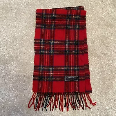 James Pringle Weavers Wool Scarf Tartan Check Plaid Scottish • £12