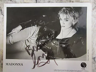 Authentic Madonna Hand-signed 8 X 10 Autograph Photo Publicity Shot • $1800