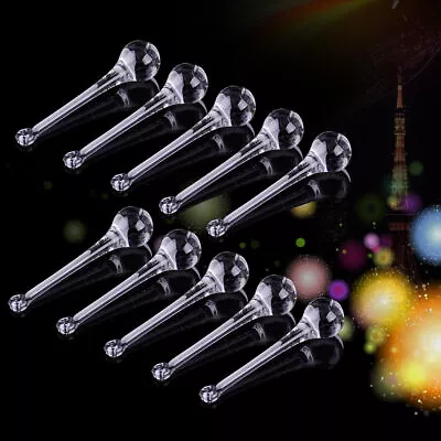 20 Chandelier Glass Crystals Drops Orb Droplets Christmas Tree Decorations Beads • £10.14