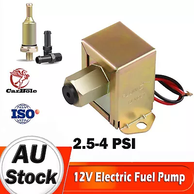 12V Electric Fuel Pump Petrol Diesel Transfer Pump Inline Fits Boat Car Truck AU • $24.99