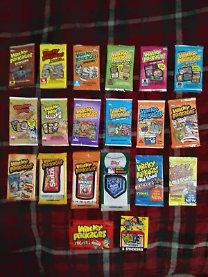 Wacky Packages Lot Of 20 Unopened Packs 1986- 2016. • $50