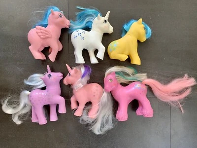 $5 • Buy My Little Pony G1 Lot Of 6 Bait TLC Steamer Bubbles Majesty Vintage Firefly