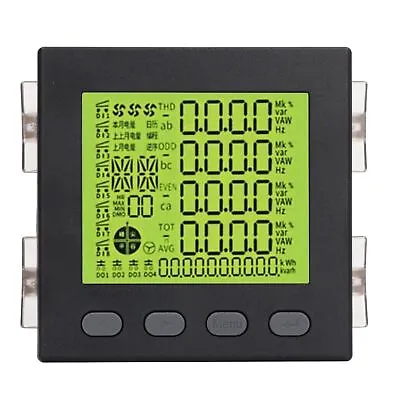 3 Phases Power Meter Multi-use Volt Power Energy Meter Electrical Usage Monitor • $46.17