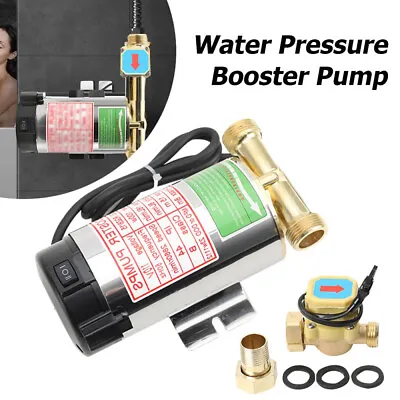 Domestic Booster Pump Automatic Boost Water Pressure Pump Household For Shower • $36.12