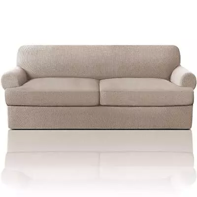 T Cushion Sofa Slipcover 3 Pieces Sofa Covers For T Cushion Sofa Soft Couch • $64.19