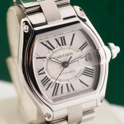 $2900 • Buy Cartier Roadster 2510 Date 38mm Stainless Steel Automatic Unisex Watch