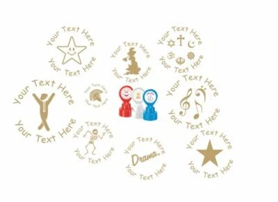 £14.99 • Buy 1GOLD INK Personalised Custom School Motivation/Reward Teacher Stamps 22mm