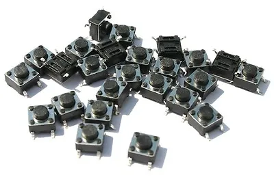 (10 PCS) Momentary Tactile Push Button Switch SMT 6X6MM X 5mm. USA SELLER!!! • $2.39