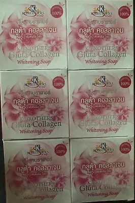 12 Bars - Collagen Brightening Soap Reduce Dark Spot Acne Anti Aging  • $26.99