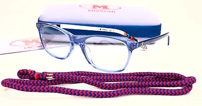 M MISSONI MMI 0008 PJP Transparent Blue 52mm Brand New Authentic Eyeglasses • $59.95