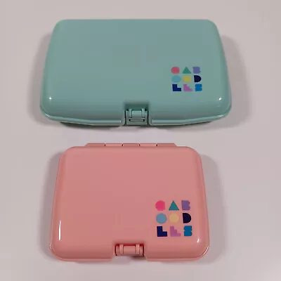 Lot Of 2 Small Caboodles Cosmetic Compact Makeup Storage Organizer • $9.95