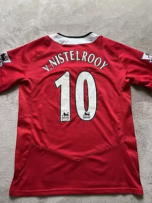 Ruud Van Nistelrooy #9/Manchester United - Vintage Soccer Nike 2004/05 Home Kit • $90