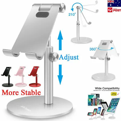 Universal Adjustable Tablet Phone Desk Stand Holder Mount Mobile IPad IPhone PC • $23.99