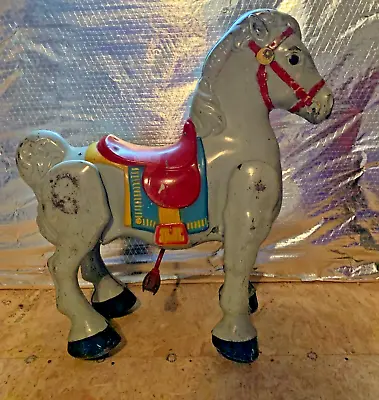 Vintage Mobo Horse 1940’s Metal Ride On Toy The Bronco Collectible • $428.88