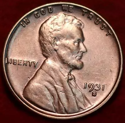 Uncirculated Red 1931-S San Francisco Mint Copper Lincoln Wheat Cent • $118.50