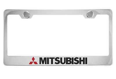 Chrome License Plate Frame For Mitsubishi • $10.99