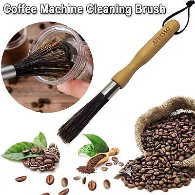 Coffee Wood Brushes Kitchen Wooden Brush Espresso Coffee Machine Cleaning Brush • $14.99