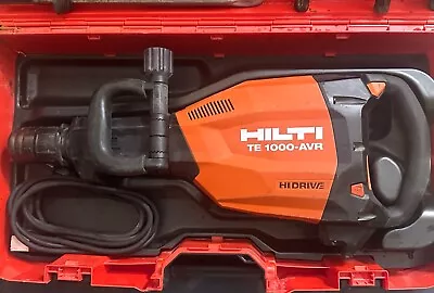 Hilti 120-Volt Concrete Breaker TE 1000-AVR Demolition Hammer • $1349