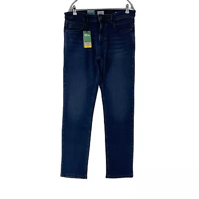 Camel Active HOUSTON Mens Dark Blue Stretch Regular Straight Fit Jeans W34 L34 • £24.99