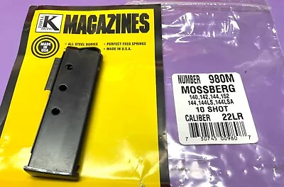 New Triple K - MOSSBERG  140 - 142 - 144 - 152 - 10 RD # 980M .22 RIFLE Magazine • $41.99