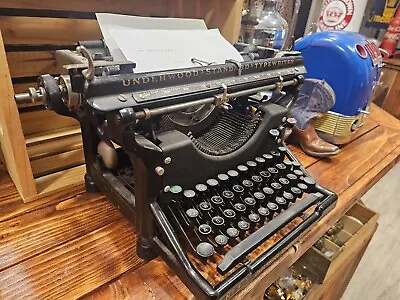 Underwood Standard 3  Vintage Typewriter Working 12in • $224.99