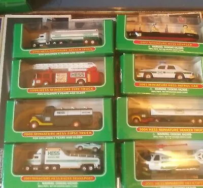 Mini Hess Trucks • $85