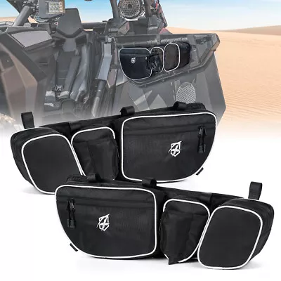 UTV Front Side Door Bags W/ Removable Knee Pad For 2017-2023 Can Am Maverick X3 • $76.92