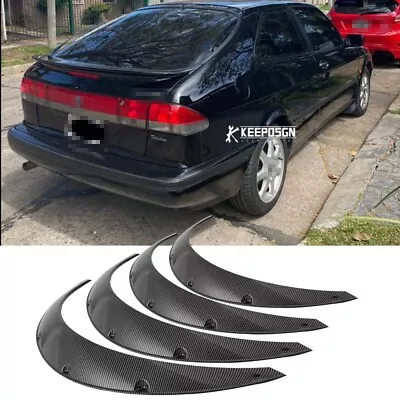 4PCS Carbon Fiber Look Fender Flares Extra Wide Body Kits For Saab 900/ 9-5 • $99.39