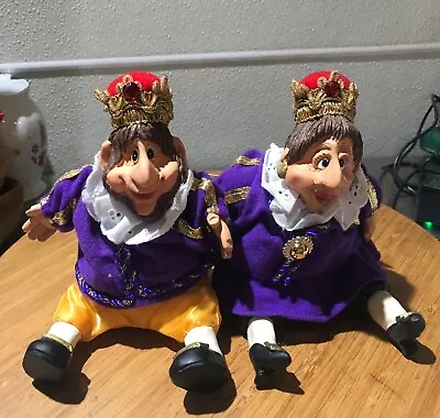 Russ VTG Resin Bean Bag Jesters - Medieval Court Sampson And Delilah - With Tags • $35
