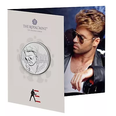 Royal Mint - 2024 GEORGE MICHAEL - Music Legends BU £5 Coin - Five Pound Pack • £15.99