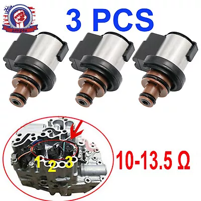 3x Torque Converter Lock-Up Solenoid Fits For Subaru Lineartronic CVT TR580 690 • $95.88