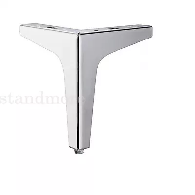 4PCS 10/15cm Furniture Sofa Legs Modern Metal Diamond Triangle Furniture Feet • £7.83