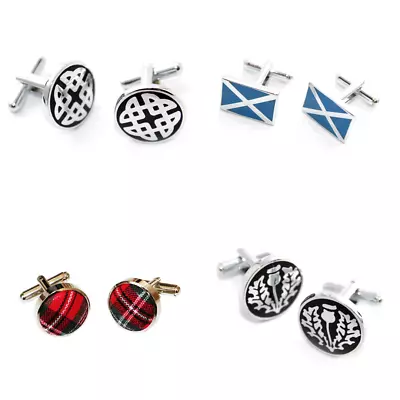 Scottish Theme Cufflinks Scotland Cufflinks Scottish Wedding Cufflinks • £9.99