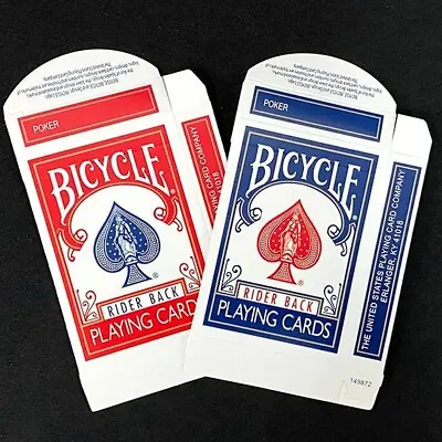 3x Original Empty Bicycle Playing Card Box Old Rider 808~Spare Cards Magic Trick • £3.99