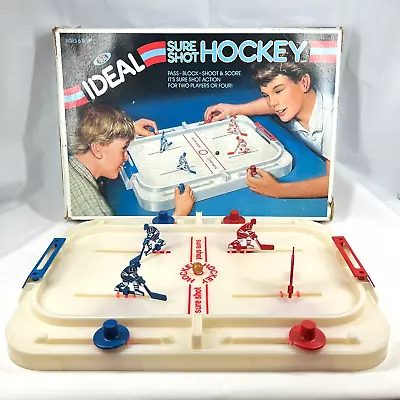 Ideal Sure Shot Hockey Sports Game Vintage 1981 • $45.99