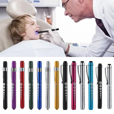 £2.74 • Buy Nurse Diagnosis Torch Lamp Gauge Measurements LED Flashlight Medical Pen Light