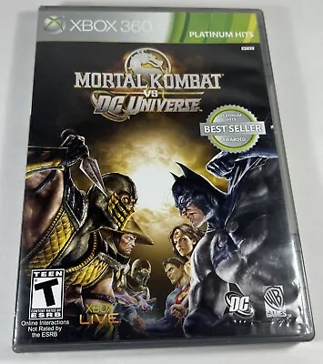 $7.50 • Buy Mortal Kombat Vs. DC Universe (Xbox 360, 2008) Platinum Hits - Tested And Works