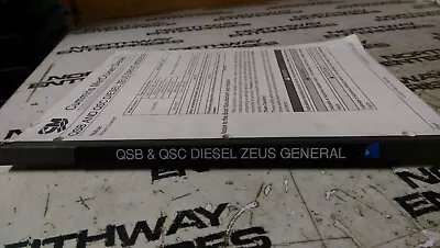 90-865612010 Mercruiser Diesel Qsb & Qsc Diesel Zeus Drive Service Manual • $50