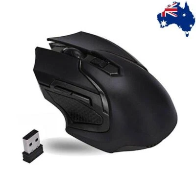 $8.40 • Buy 2.4GHz Wireless Cordless Optical Mouse Mice USB Receiver For PC Laptop 3200DPI