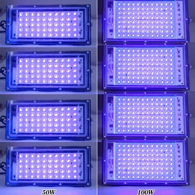 £13.99 • Buy NEW LED UV Stage Blacklight Ultraviolet Flood Effect Light For DJ Disco Party UK