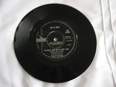 Jan And Dean - You Really Know How To Hurt A Guy (uk Single 1965) • £1.99