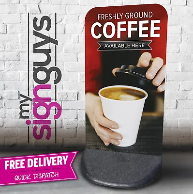 Coffee Drinks A Board Pavement Sign Outdoor Ecoflex 2 Cafe Catering Aboard • £84.99