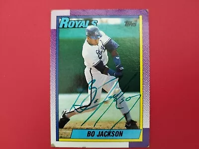 1989 Topps 300 Bo Jackson Autograph Signed Royals Preowned  • $24.99