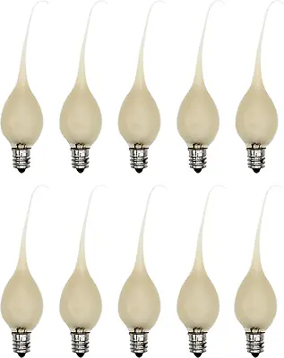 $24.34 • Buy Creative Hobbies® Country Style Silicone Dipped Candle Light Bulbs Pkg Of 10 ~