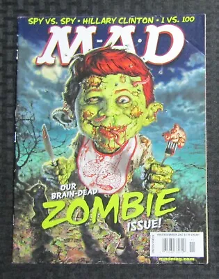2007 MAD Magazine #483 FN 6.0 Zombie Issue / Spy Vs Spy / Hillary Clinton • $10.25