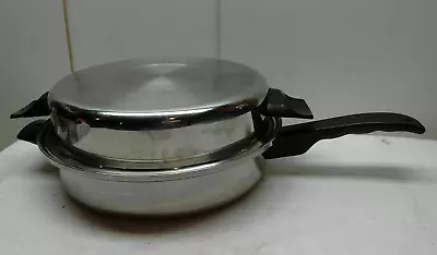 Vollrath 10  Skillet Gourmet T-304 Surgical Stainless Saute Pan Fry Pot Dome Lid • $69.99